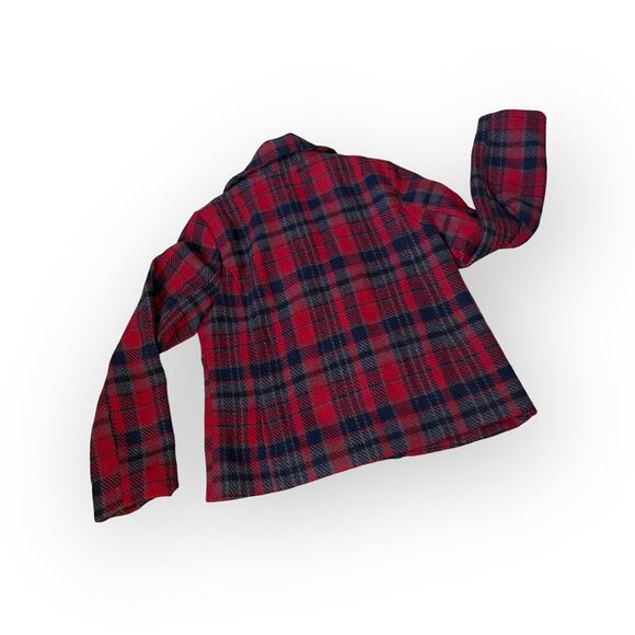 Relativity Retro Y2k Plaid Double Breasted Coat - Picture 9 of 9
